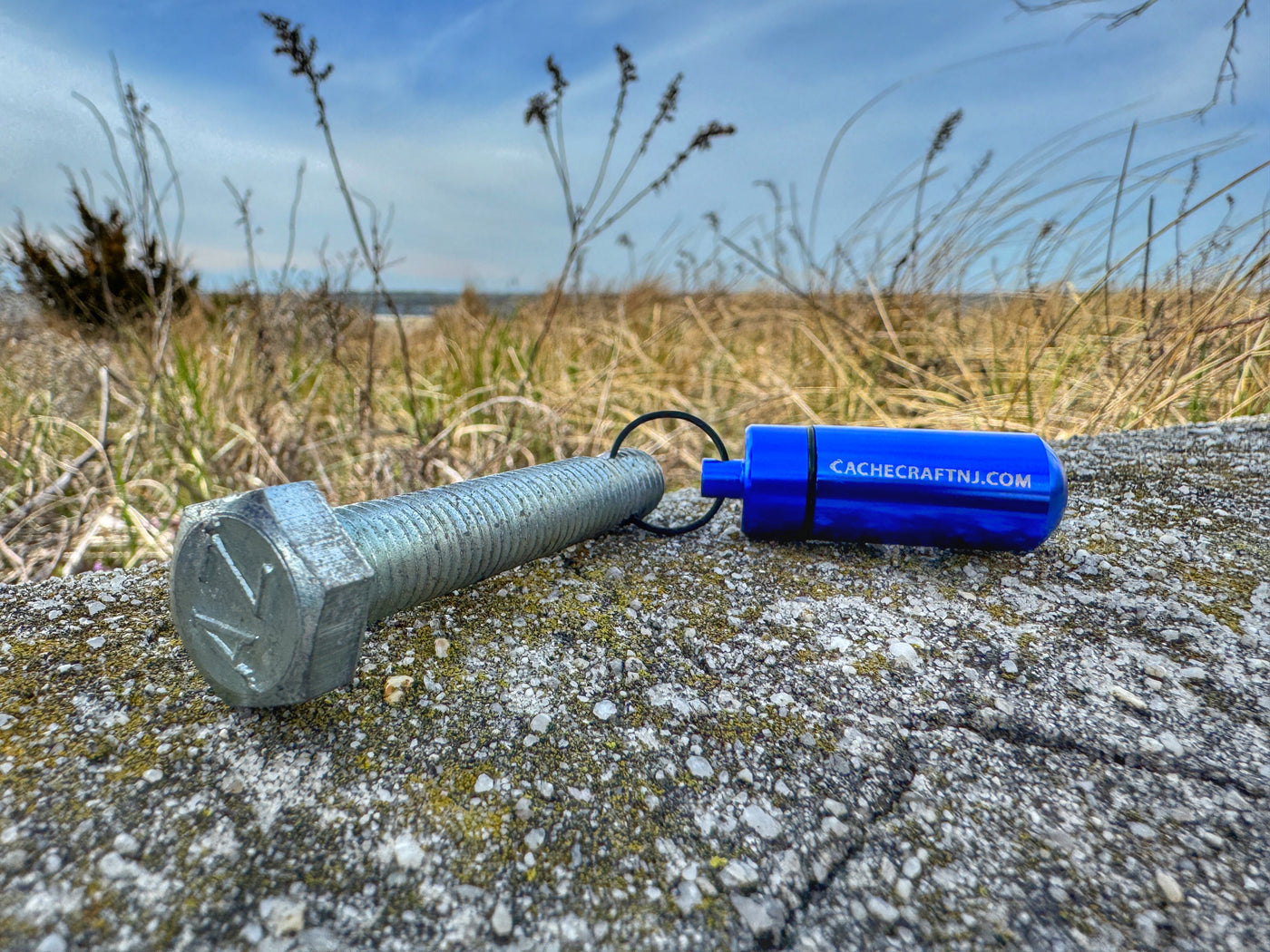 Devious Geocache Hex Bolt