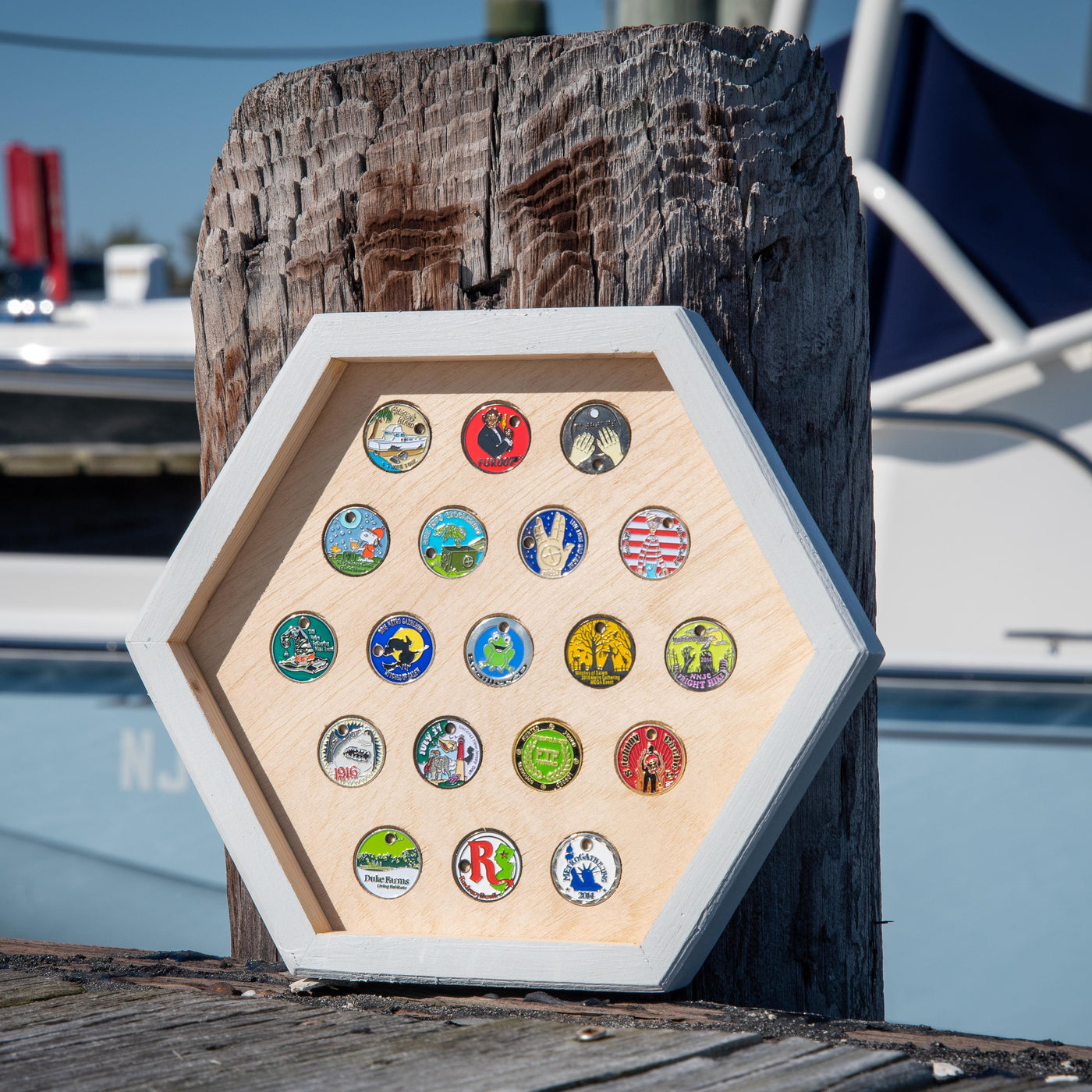 Pathtag Display | Hexagon – Cache Craft