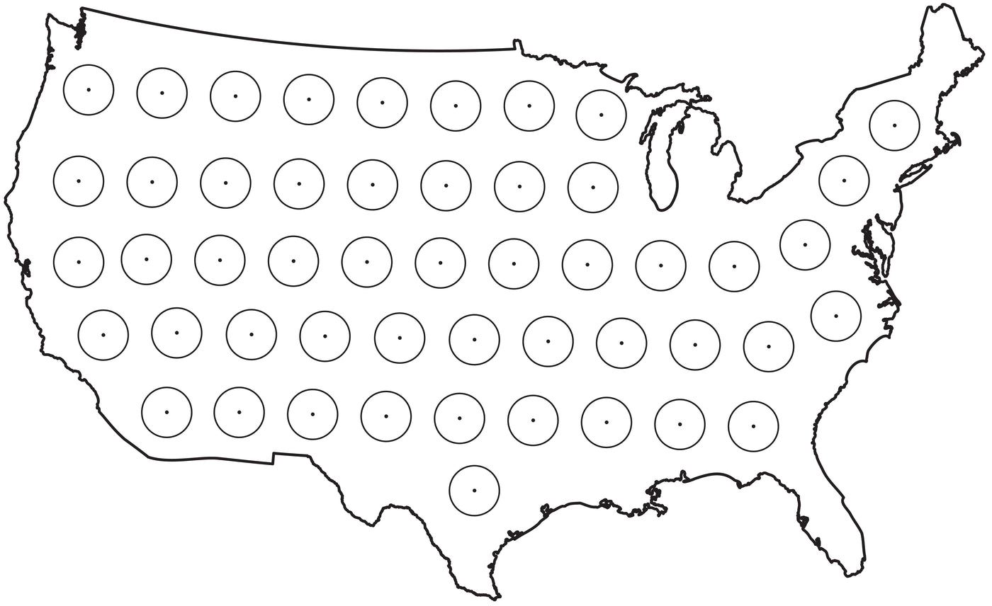 Pathtag Display | United States – Cache Craft