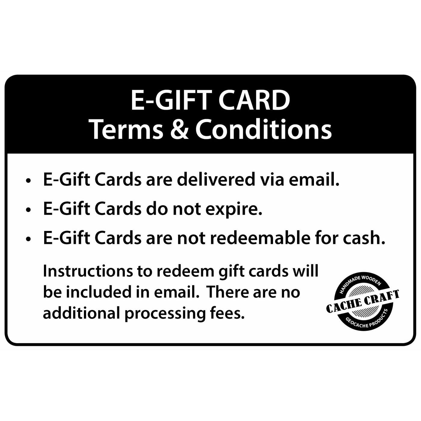 Cache Craft E-Gift Card